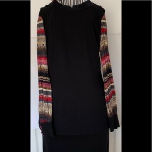 Trina Turk black long sleeve dress
